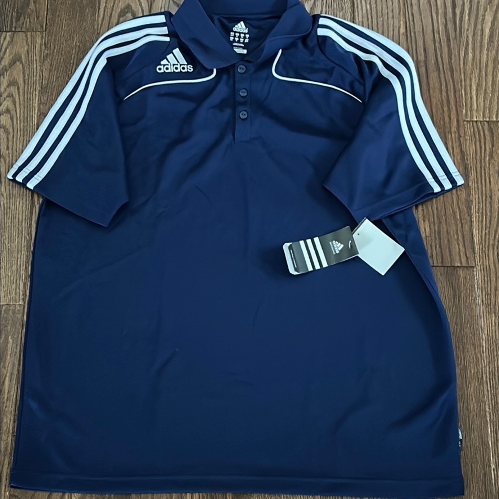 Adidas 3 button collar shirt